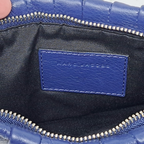 Marc Jacobs Blue Leather Cross Body Purse - Picture 4 of 4
